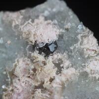 Rhodochrosite Cassiterite & Quartz