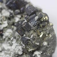 Bournonite Galena & Calcite
