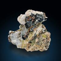 Andradite With Calcite & Epidote & Actinolite