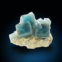 Fluorite On Quartz