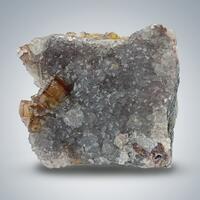 Fluorite On Quartz