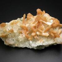 Stilbite On Calcite