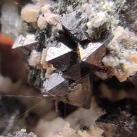 Albite Magnetite & Calcite