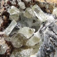 Fluorapatite Hematite & Calcite