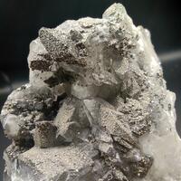 Pyrite & Chalcopyrite On Calcite