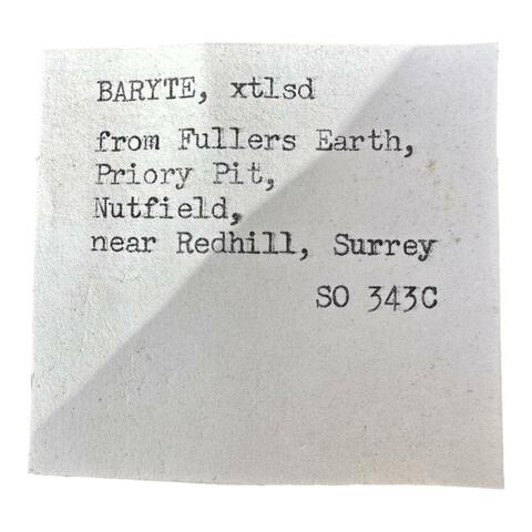 Label Images - only: Baryte