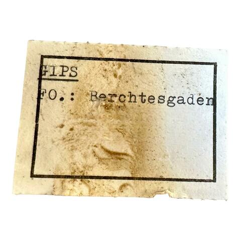 Label Images - only: Gypsum