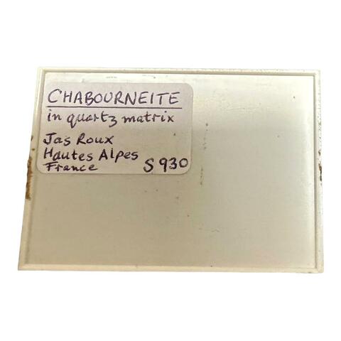 Label Images - only: Chabournéite