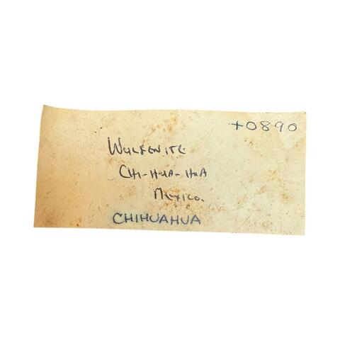 Label Images - only: Mimetite Wulfenite & Calcite