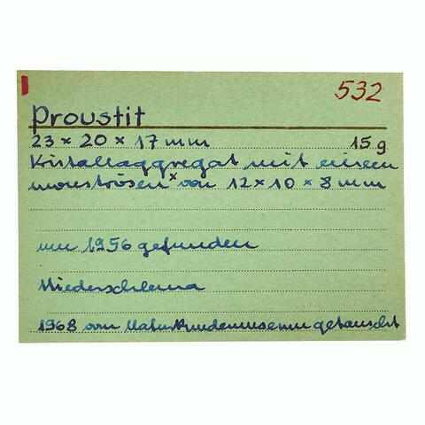 Label Images - only: Proustite