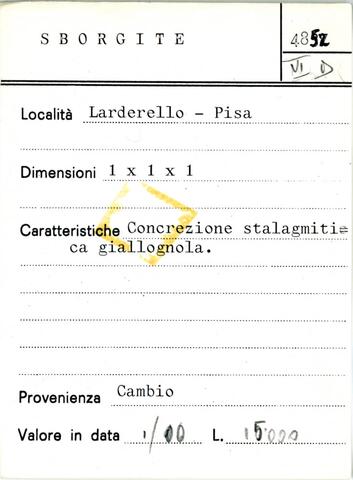 Label Images - only: Sborgite