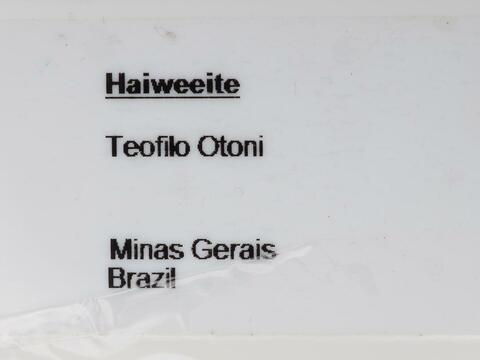 Label Images - only: Haiweeite