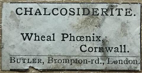Label Images - only: Chalcosiderite