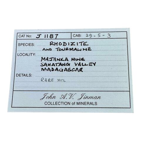 Label Images - only: Rhodizite & Rubellite