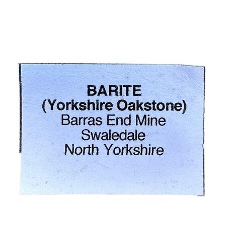 Label Images - only: Baryte