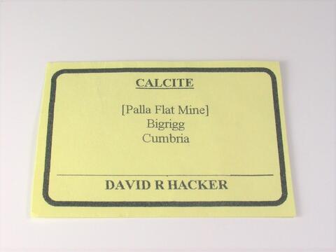 Label Images - only: Calcite