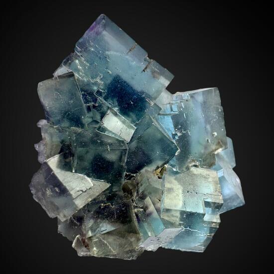 Fluorite With Galena Inclusions