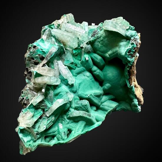 Baryte & Malachite