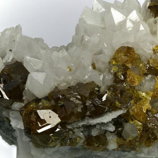 Sphalerite On Quartz