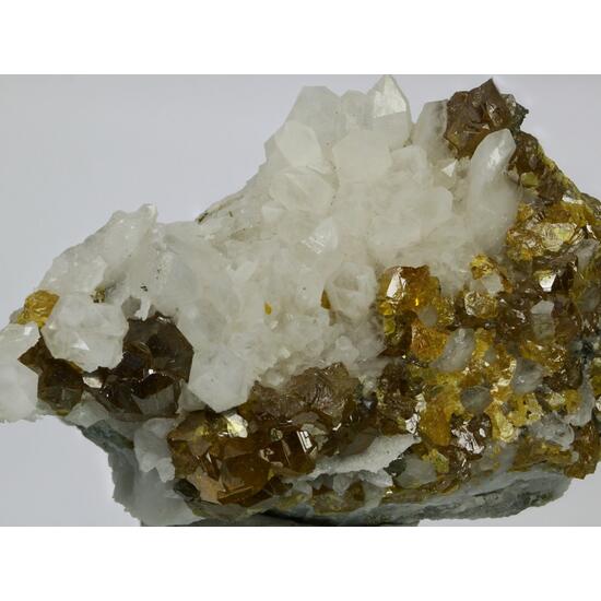 Sphalerite On Quartz