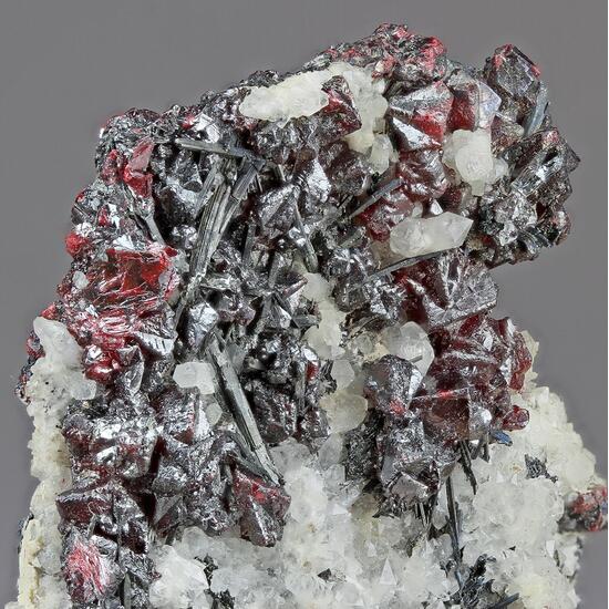 Cinnabar Stibnite & Quartz