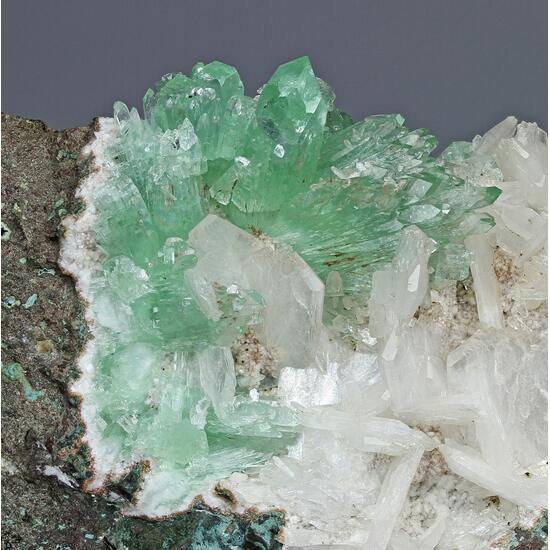 Fluorapophyllite-(K) & Stilbite