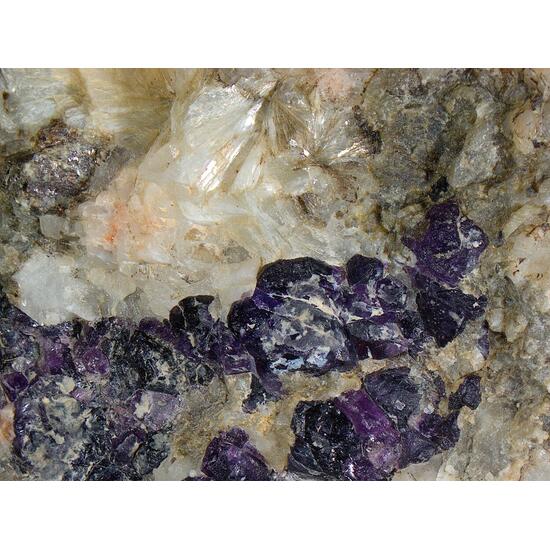 Bavenite Fluorite & Vesuvianite