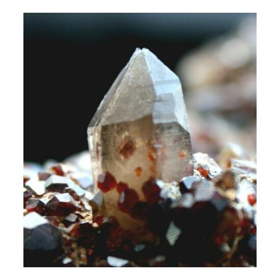 Garnet & Smoky Quartz
