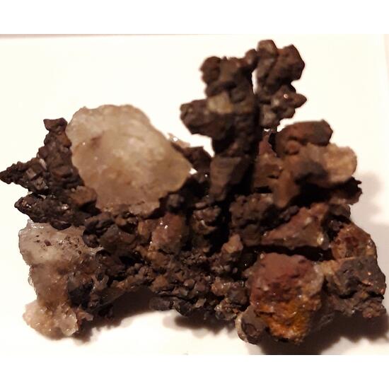 Native Copper With Quartz