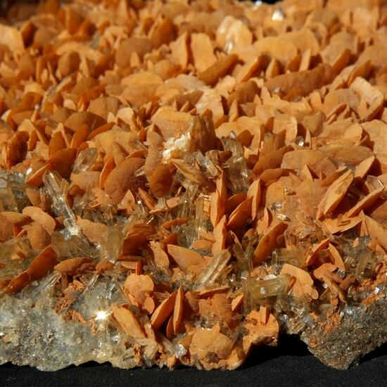 Siderite On Calcite With Quartz