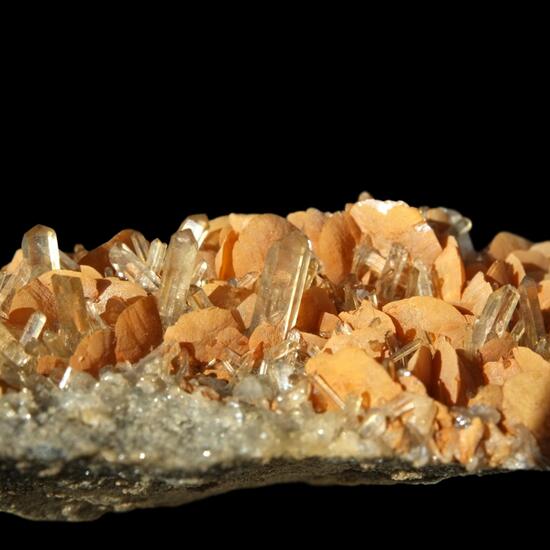 Siderite On Calcite With Quartz