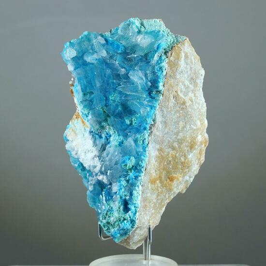 Serpierite Selenite Zincowoodwardite & Malachite