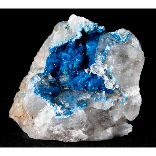 Shattuckite In Quartz