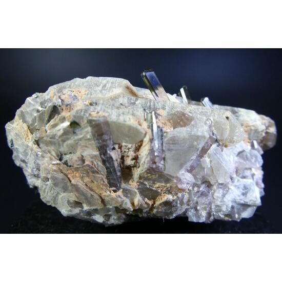 Elbaite On Quartz