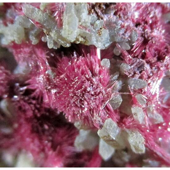 Erythrite On Quartz