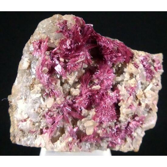 Erythrite On Quartz