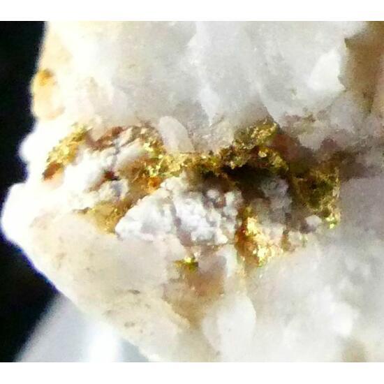 Native Gold On Quartz