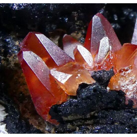 Rhodochrosite On Alabandite