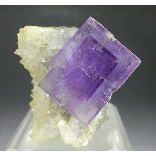 Fluorite On Quartz