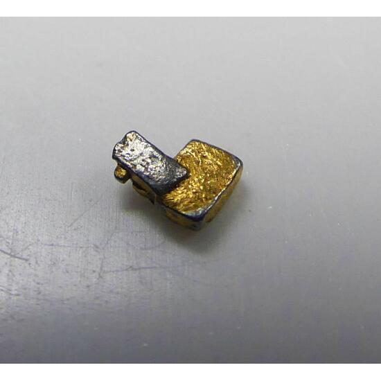 Native Gold On Isoferroplatinum