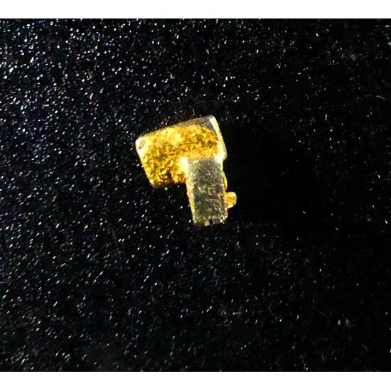 Native Gold On Isoferroplatinum