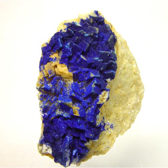 Azurite On Dolomite