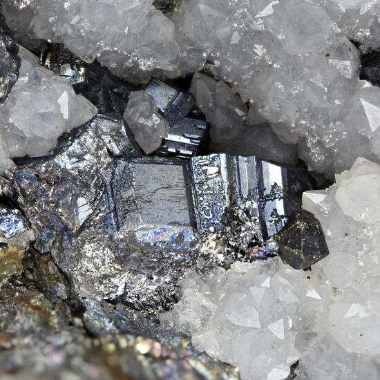 Bournonite With Quartz