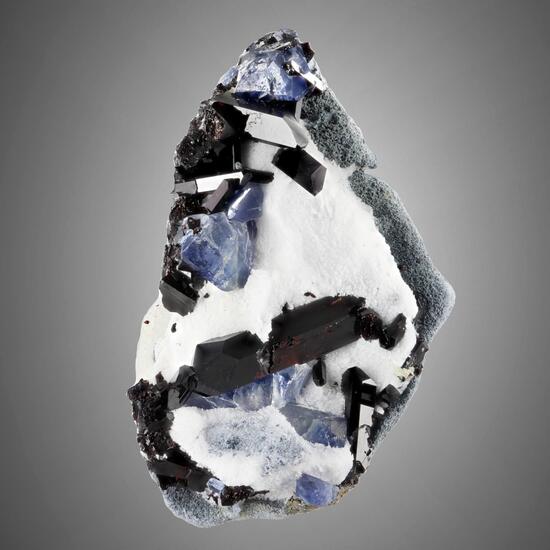 Benitoite With Neptunite