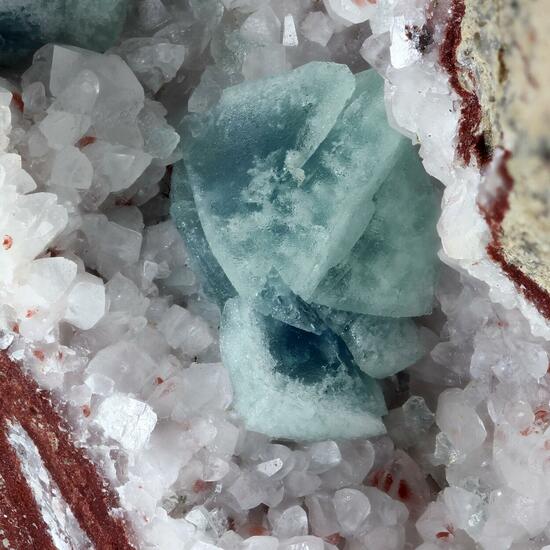 Fluorite On Quartz