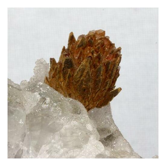 Calcite On Chalcedony