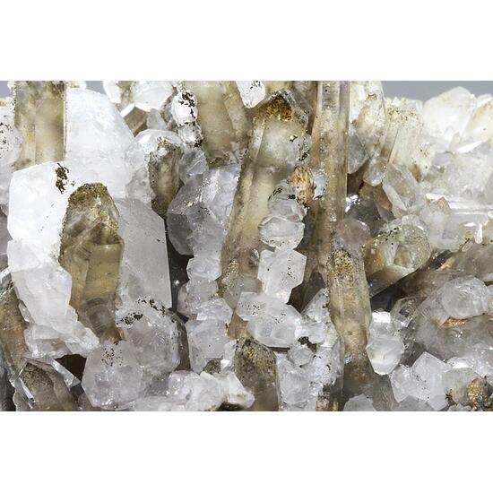 Smoky Quartz Calcite & Pyrite
