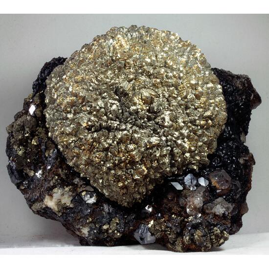Marcasite With Fluorite