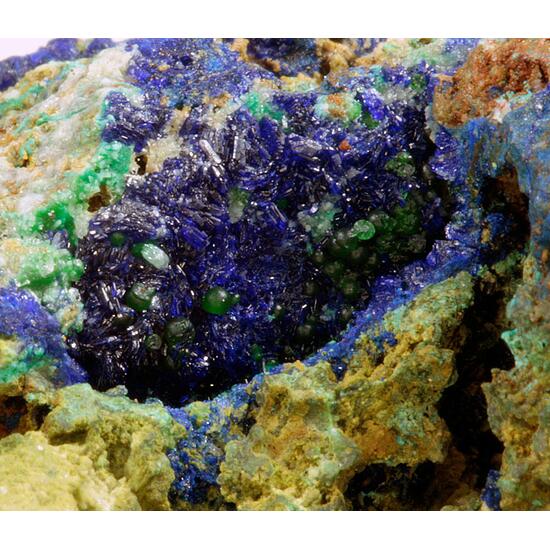 Azurite Malachite & Bayldonite