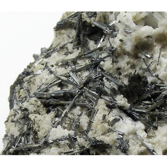 Stibnite & Chalcedony